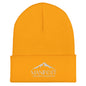 Manifest Decide Vision Do embroidered beanie — motivational winter beanie by DHA Clothing Co.