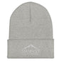 Manifest Decide Vision Do embroidered beanie — motivational winter beanie by DHA Clothing Co.