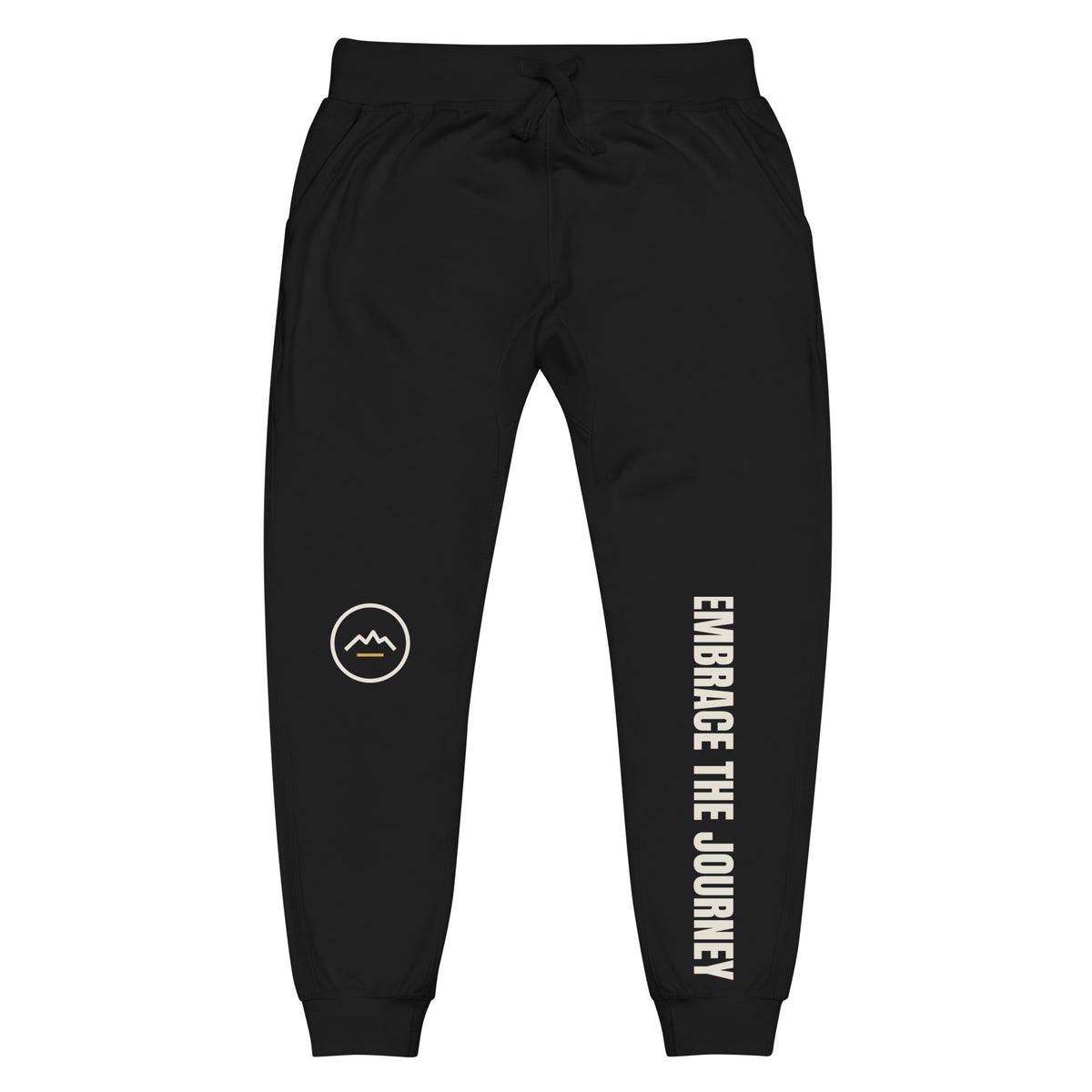 Embrace the Journey Summit joggers in Black — front view