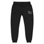 Embrace the Journey Clean Stack Joggers in Black — front view
