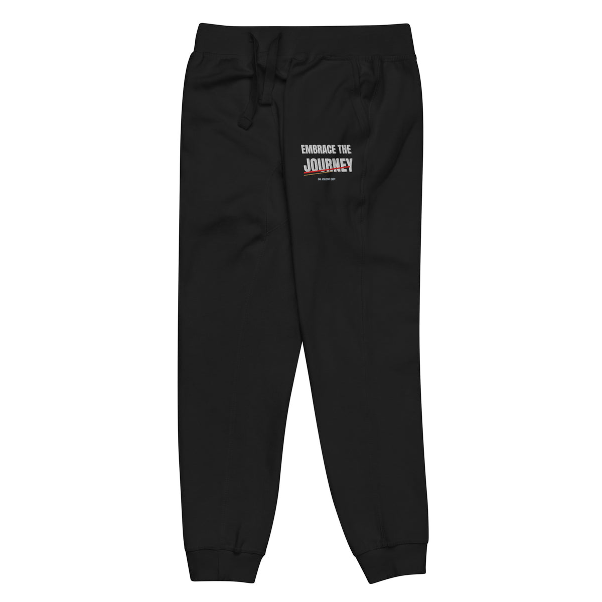 Embrace the Journey Joggers in Black — front left view