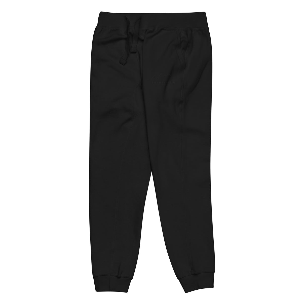 One Step at a Time Joggers in Black — front-left view