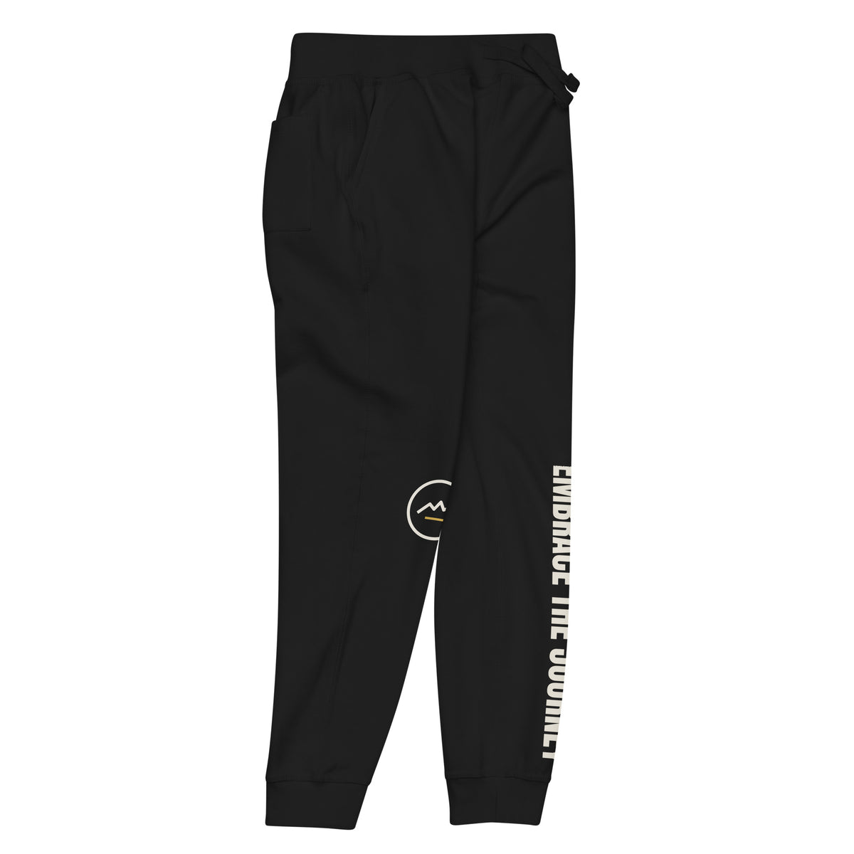 Embrace the Journey Summit joggers in Black — front-right view