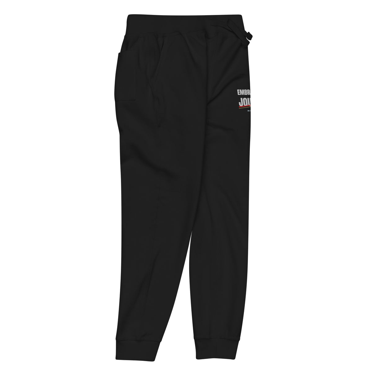 Embrace the Journey Joggers in Black — front right view