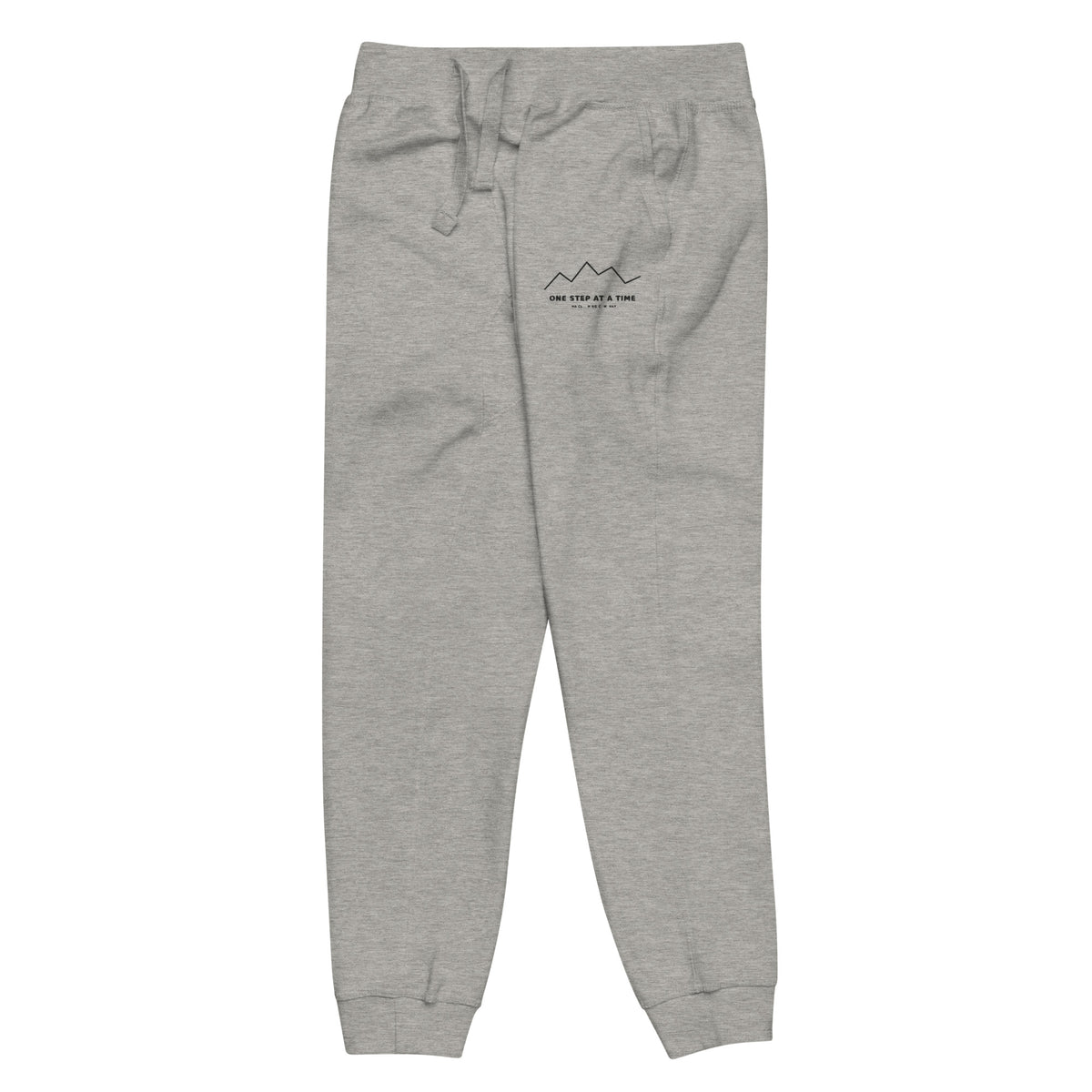 One Step at a Time Joggers in Carbon Grey — front-left view