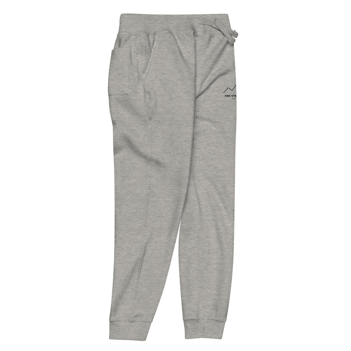 One Step at a Time Joggers in Carbon Grey — front-right view
