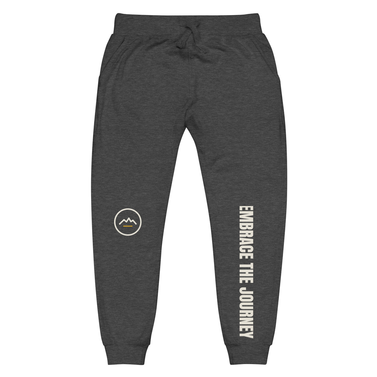 Embrace the Journey Summit joggers in Charcoal Heather — front view