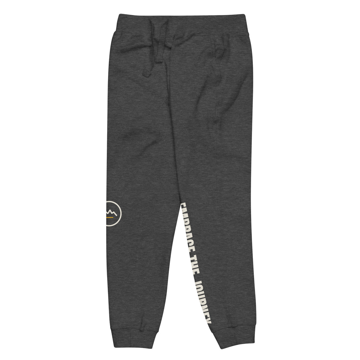 Embrace the Journey Summit joggers in Charcoal Heather — front-left view