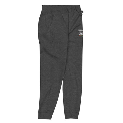 Embrace the Journey Joggers in Charcoal Heather — front right view