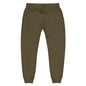 One Step at a Time Joggers in Military Green — front view