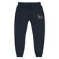 Embrace the Journey Clean Stack Joggers in Navy Blazer — front view