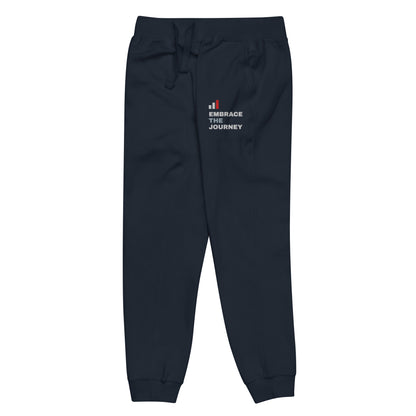 Embrace the Journey Clean Stack Joggers in Navy Blazer — front-left view