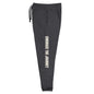 Embrace the Journey joggers in Charcoal Heather — left-leg view