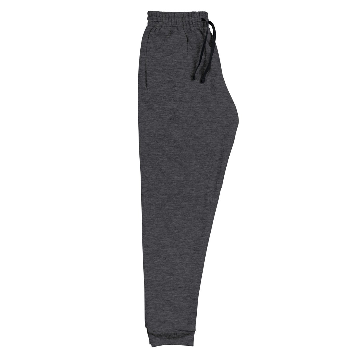 Embrace the Journey joggers in Charcoal Heather — right-front view