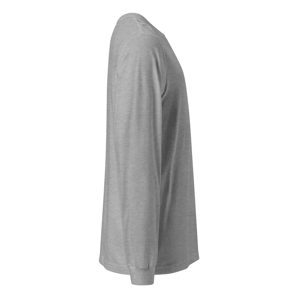 One Step at a Time Long Sleeve T-Shirt in Athletic Heather — right view