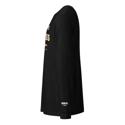 Trust the Process Long Sleeve T-Shirt in Black — left side view