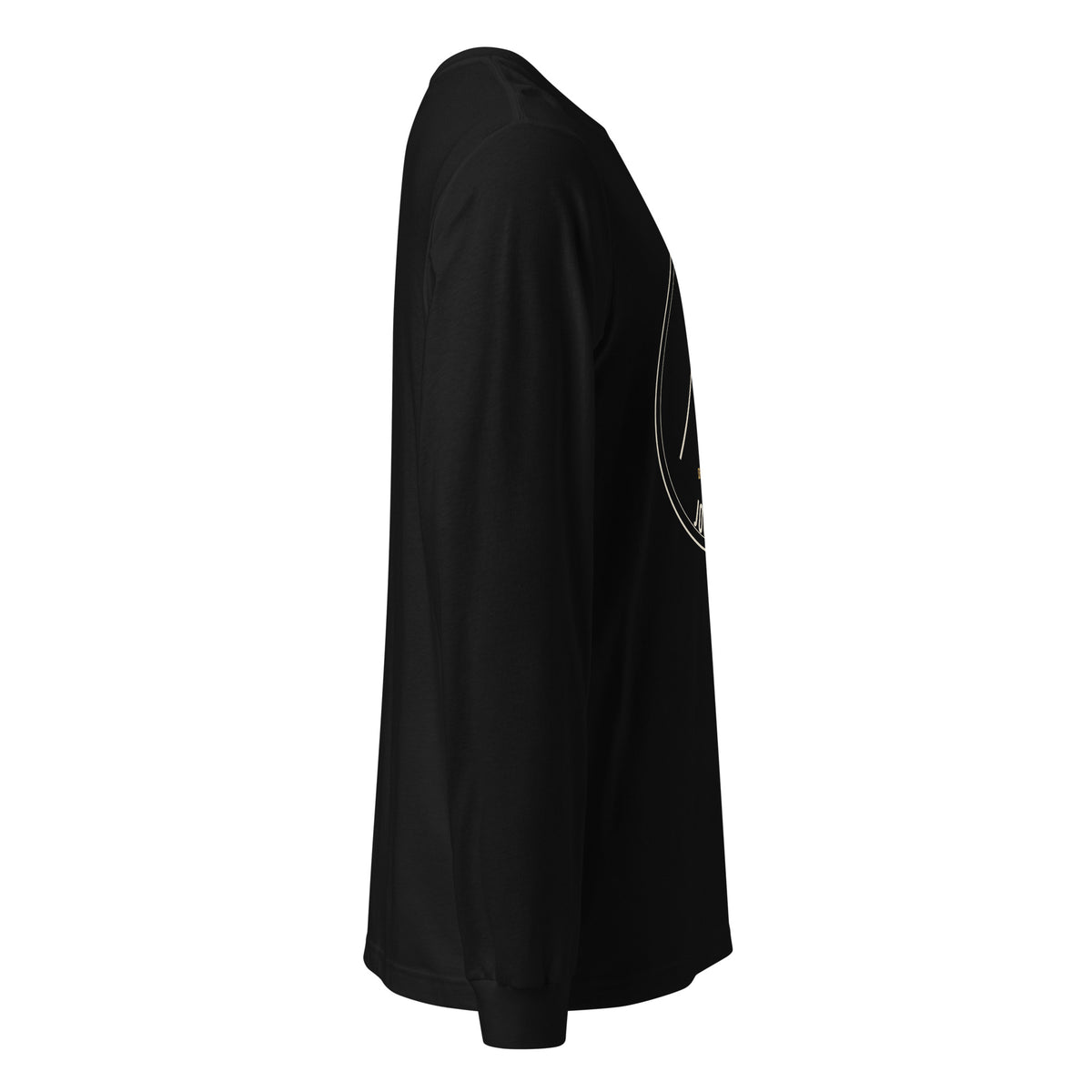 Summit long sleeve t-shirt in Black — right side view