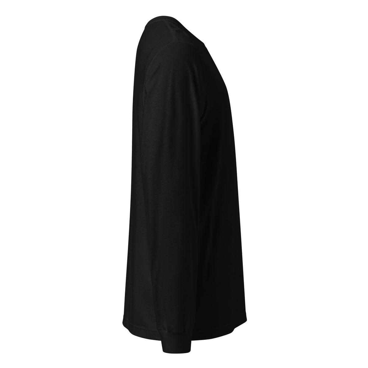 Summit Emblem long sleeve t-shirt in Black — right side view