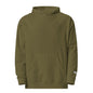 One Step at a Time Hoodie in Army — front view
