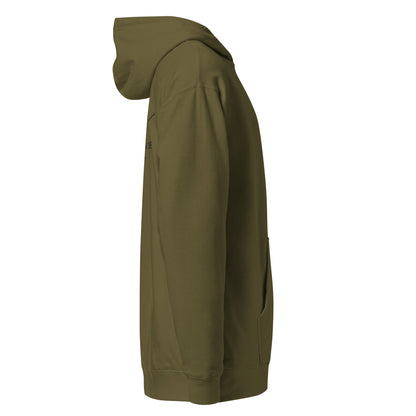 One Step at a Time Hoodie in Army — right view
