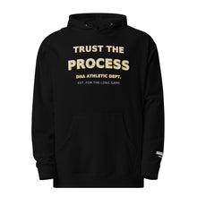 Trust the Process hoodie in Black — front view