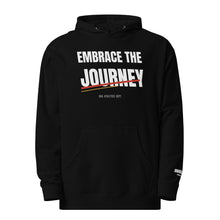Embrace the Journey Athletic hoodie in Black — front view