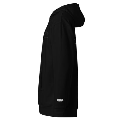 One Step at a Time Hoodie in Black — left view