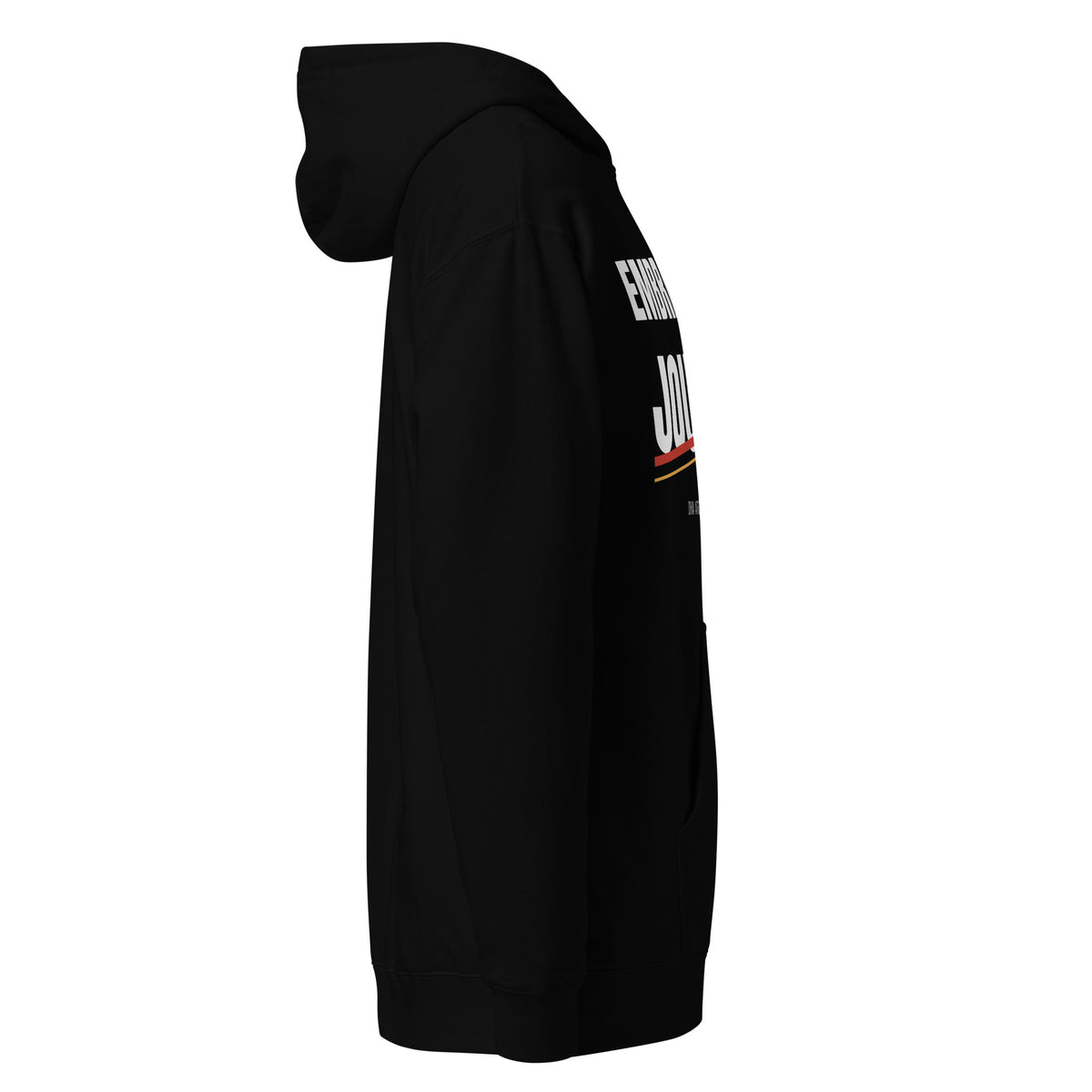 Embrace the Journey Athletic hoodie in Black — right view