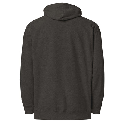 Trust the Process hoodie in Army — back view