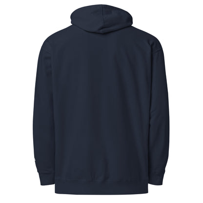 Trust the Process hoodie in Army — back view