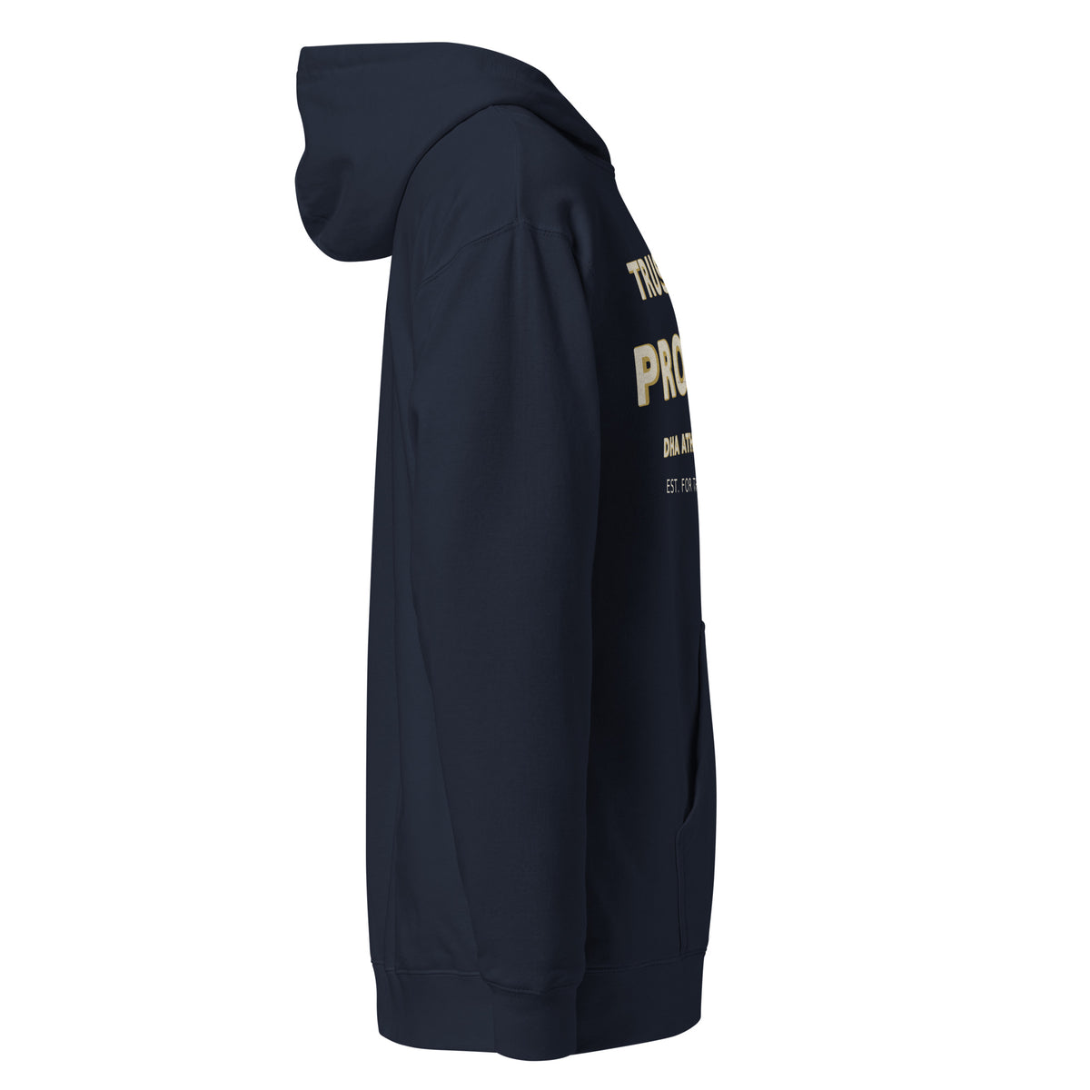 Trust the Process hoodie in Army — right view