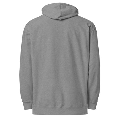 Trust the Process hoodie in Army — back view