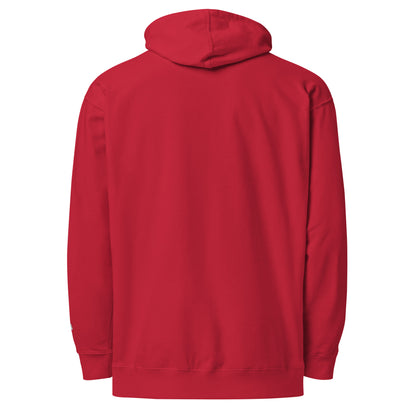Trust the Process hoodie in Army — back view
