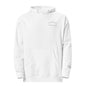 One Step at a Time Hoodie in White — front view