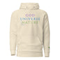 GOD UNIVERSE NATURE Hoodie in Bone — front view