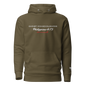 Christ Consciousness Hoodie in Military Green — front view