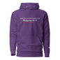 Christ Consciousness Hoodie in Purple — front view