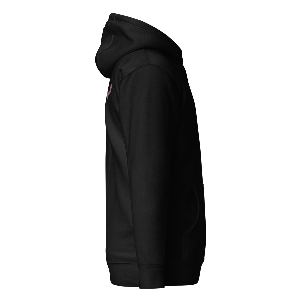 GOD BODY ACTIVATED Hoodie – Embroidered — Third Eye, black right side view