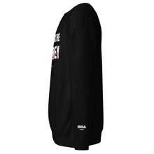 Embrace the Journey Speed Slash Crewneck Sweatshirt in Black — left side view