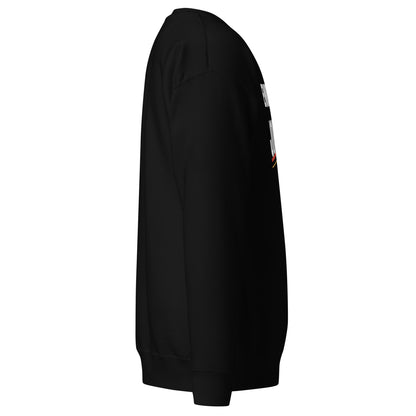 Embrace the Journey Speed Slash Crewneck Sweatshirt in Black — right side view
