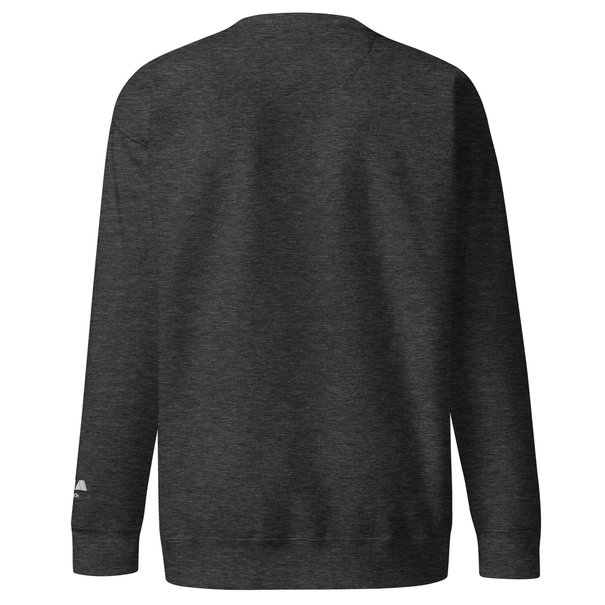 Embrace the Journey Speed Slash Crewneck Sweatshirt in Charcoal Heather — back view