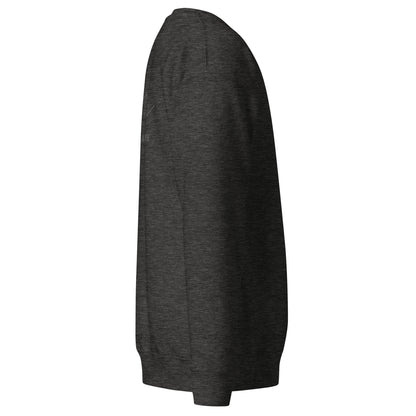 One Step at a Time Crewneck Sweatshirt in Charcoal Heather — right side view