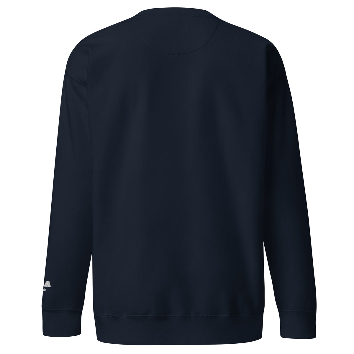 Trust the Process Crewneck Sweatshirt in Navy Blazer — back view