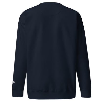 Summit Crewneck Sweatshirt in Navy Blazer — back view