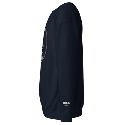 Summit Crewneck Sweatshirt in Navy Blazer — left side view
