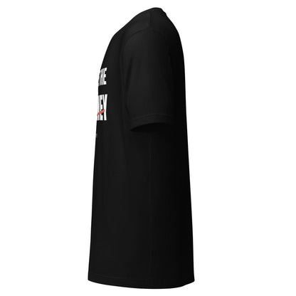 Embrace the Journey athletic t-shirt in Black — left view
