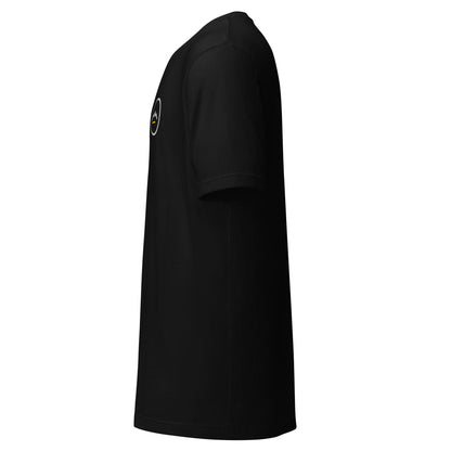 Summit Emblem T-Shirt in Black — left side view