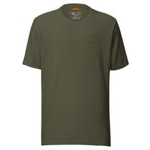 One Step at a Time inspirational t-shirt in Military Green — front view
