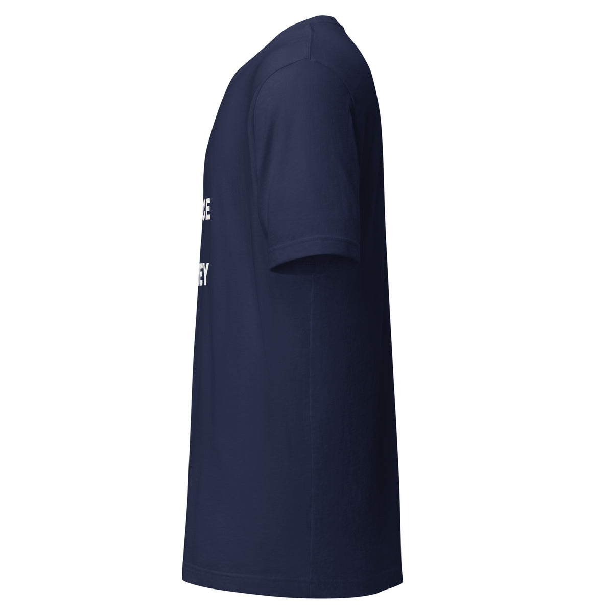Embrace the Journey Clean Stack t-shirt in Navy — left view
