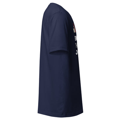 Embrace the Journey Clean Stack t-shirt in Navy — right view